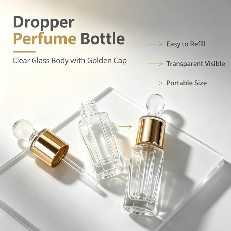 Juice Bottle Dropper - ขวดแก้วแบบหยดขนาด 12 มล. สำหรับน้ำมันหอมระเหย อโรมาเธอราพี หยดตา