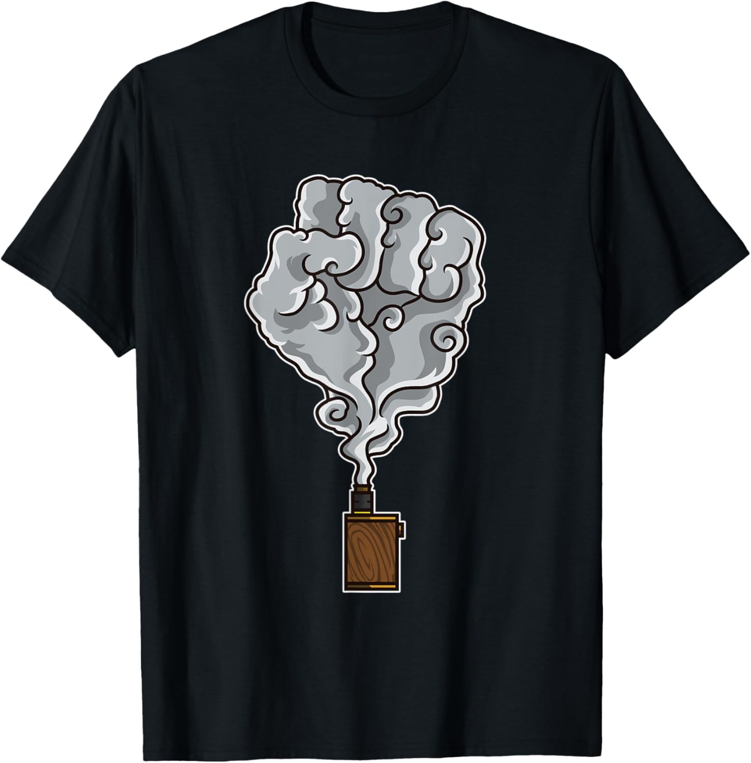 Vaping Shop - เสื้อยืดลายกราฟิก Vaping Fist Smoke Cloud Vaper