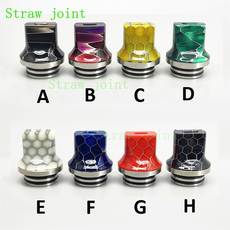 ข้อต่อหลอดสแตนเลสปากแบน810 1ชิ - Drip Tip Resin บทวิจารณ์และราคา