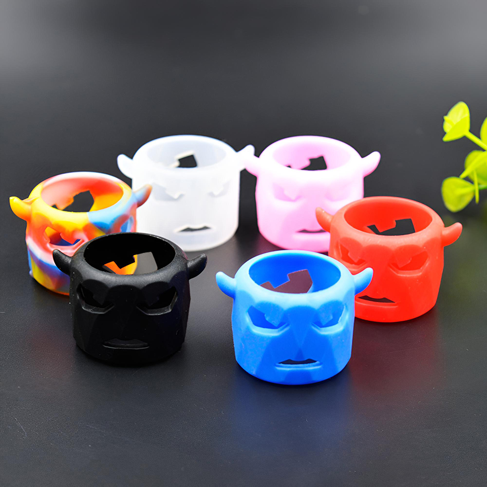 ซิลิโคนป้องกันสําหรับแก้วฟองหล - Vape Band Silicone บทวิจารณ์และราคา