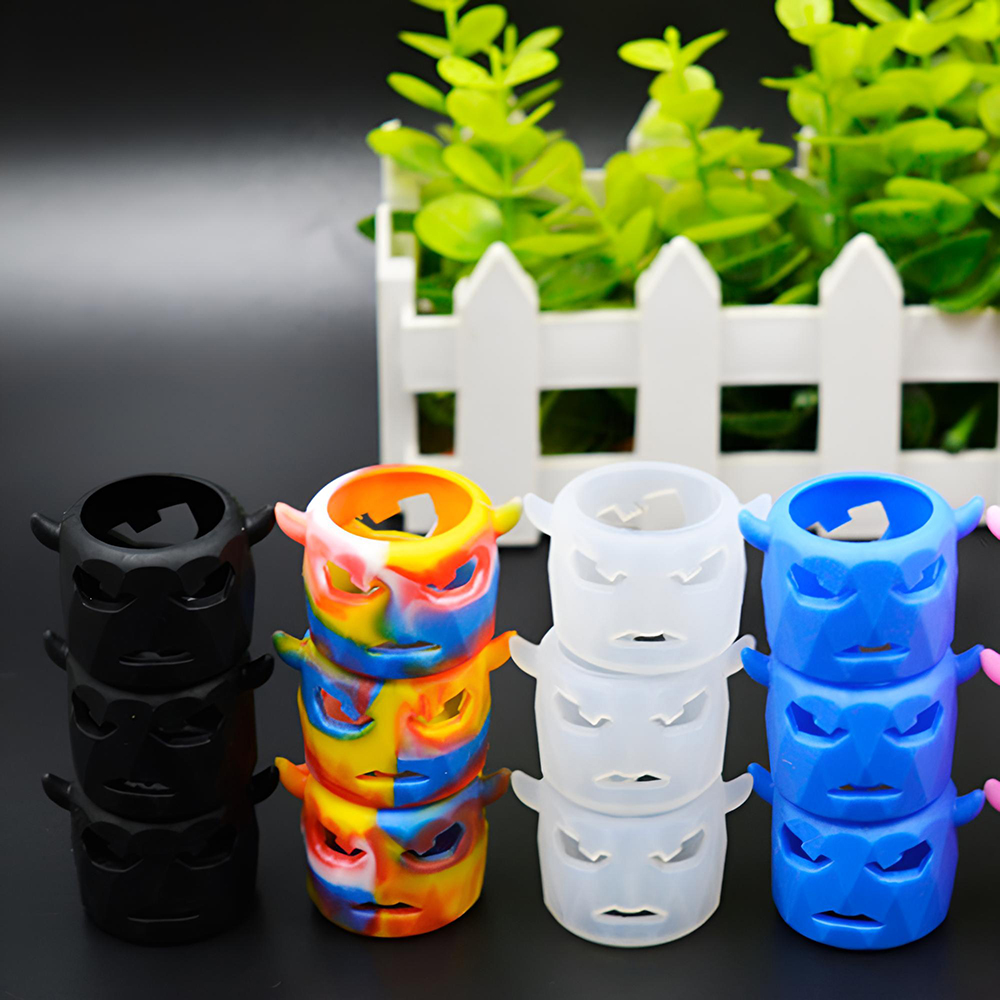 ซิลิโคนป้องกันสําหรับแก้วฟองหล - Vape Band Silicone บทวิจารณ์และราคา