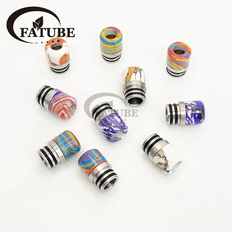 1 PC/10 PCS 510 สแตนเลสสตีลเรซ - Drip Tip Resin บทวิจารณ์และราคา