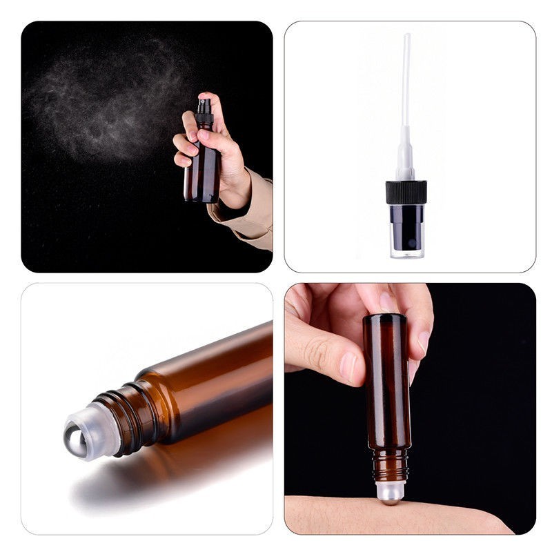 10/15/20/30/50/100/500ml Amber - Juice Bottle Dropper บทวิจารณ์และราคา